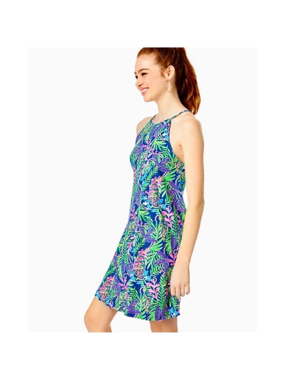 Lilly Pulitzer Margot Dress Borealis Blue How You Like Me Prowl - Picture 3 of 9
